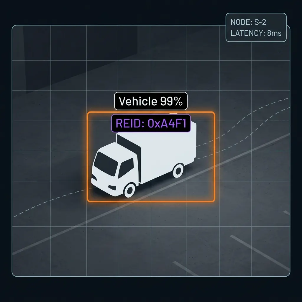 Minimalist edge AI vehicle intelligence